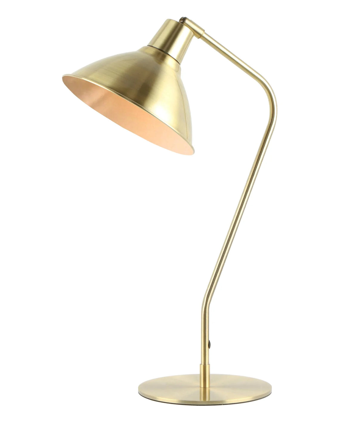 CLA Collo Cone Shade with Antique Brass Highlight Table Lamps