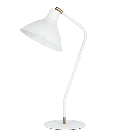 CLA Collo Cone Shade with Antique Brass Highlight Table Lamps