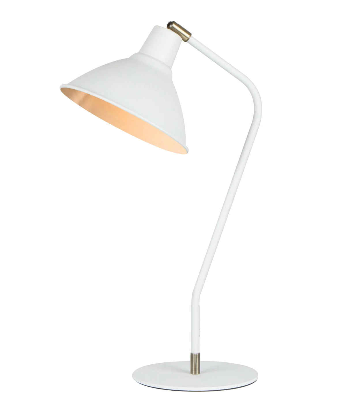 CLA Collo Cone Shade with Antique Brass Highlight Table Lamps