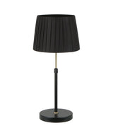 CLA Crecer Interior Slanted Pleated Shade Height Adjustable Table Lamps
