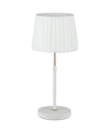 CLA Crecer Interior Slanted Pleated Shade Height Adjustable Table Lamps