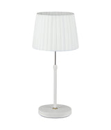CLA Crecer Interior Slanted Pleated Shade Height Adjustable Table Lamps