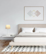 CLA Crecer Interior Slanted Pleated Shade Height Adjustable Table Lamps