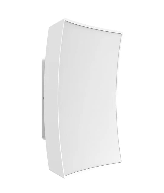 CLA CRISTAL LED Tri-CCT Exterior Curved Square Wall Lights IP65