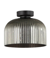CLA Diyvintaj D.I.Y. Dome Ribbed Glass Batten Fix Ceiling Lights