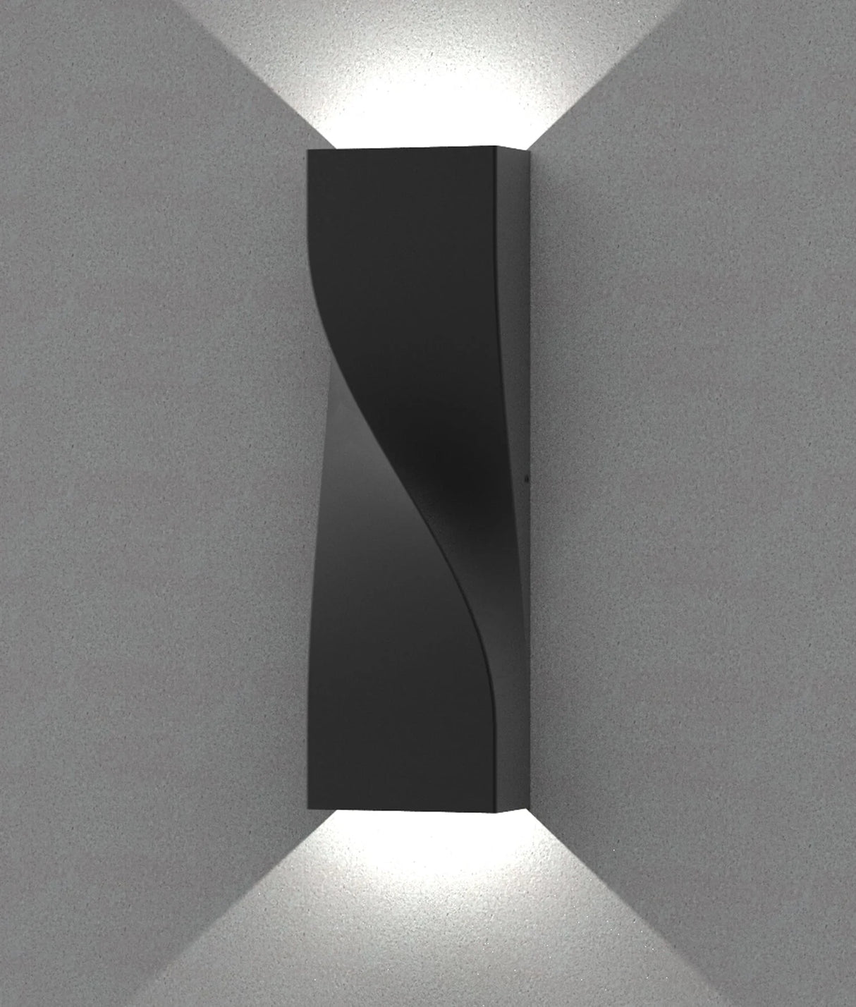 CLA GIROTRI Large Exterior LED Tri-CCT Surface Mounted Up Down Twist Wall Lights IP65