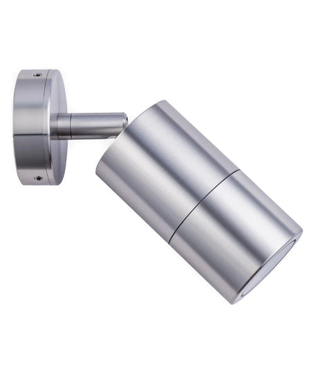CLA GU10 Exterior Wall Pillar Spot Lights (Anodized Aluminium) IP65