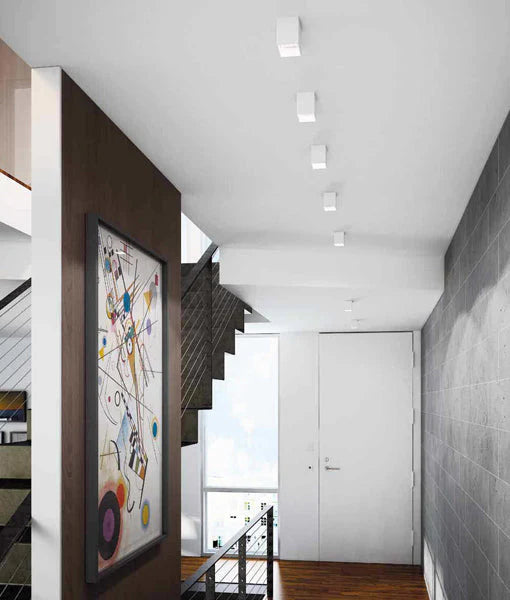 CLA Surface Gu10 Square Gimbal Surface Mounted Ceiling Downlights