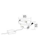 CLA Interior LED Tri-CCT Recessed Round Step Lights