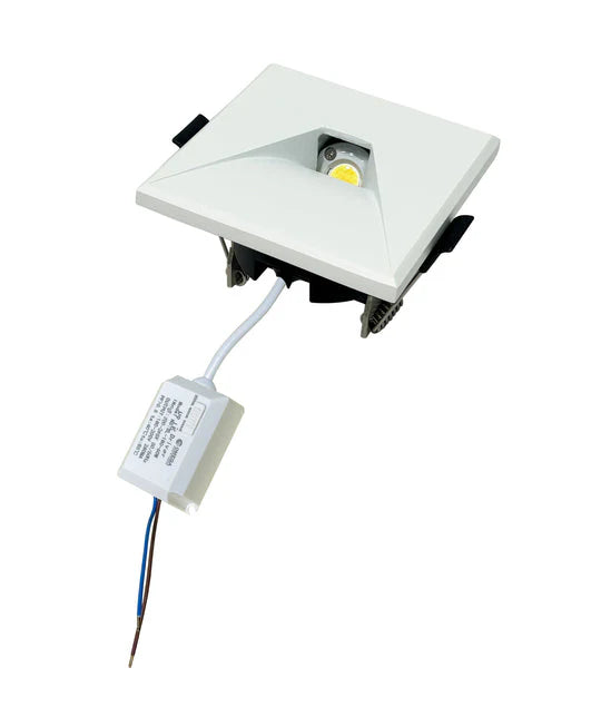 CLA Interior LED Tri-CCT Recessed Square Step Lights