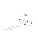 CLA Interior LED Tri-CCT Recessed Square Step Lights