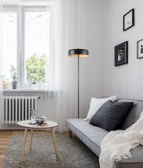 CLA Kello Interior Drum Shade Floor Lamps