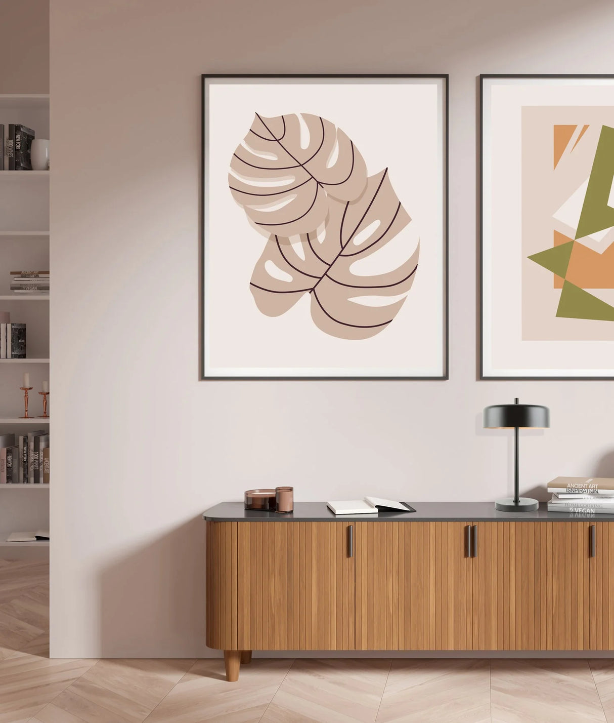 CLA Kello Interior Drum Shade Table Lamps