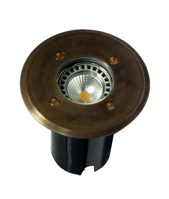 CLA Mr16 Inground Up Lights IP67 Round Solid Brass Faceplate