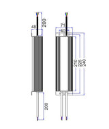 CLA OTTER6 12V 200W Waterproof Constant Voltage LED Driver IP67