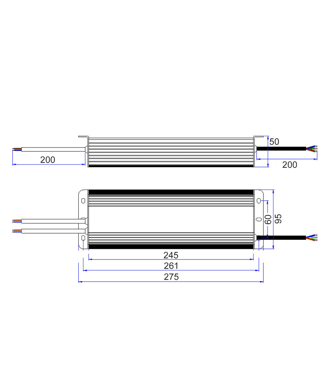 CLA OTTER7 12V 300W Waterproof Constant Voltage LED Driver IP67