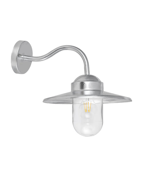 CLA PAYONG Exterior Sun Hat Shape with Clear Glass Wall Lights IP44