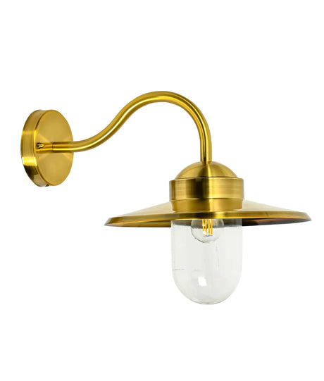 CLA PAYONG Exterior Sun Hat Shape with Clear Glass Wall Lights IP44