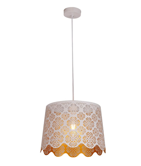 CLA PENSHADE Interior Slanted with Laser Cut with Flower Pattern Pendant Lights