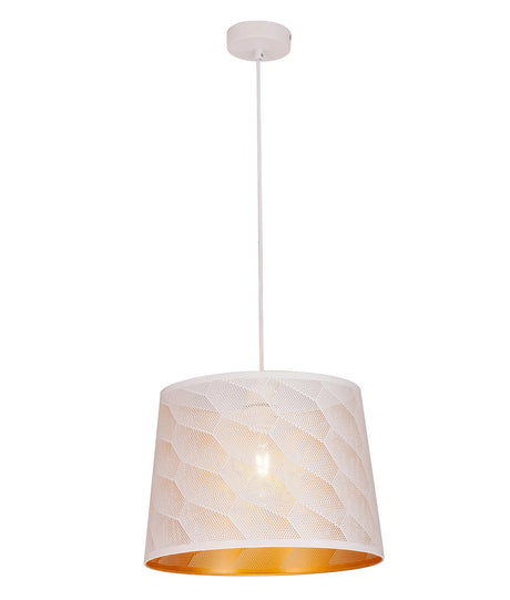 CLA PENSHADE Interior Slanted with Laser Cut with Honeycomb Pattern Pendant Lights