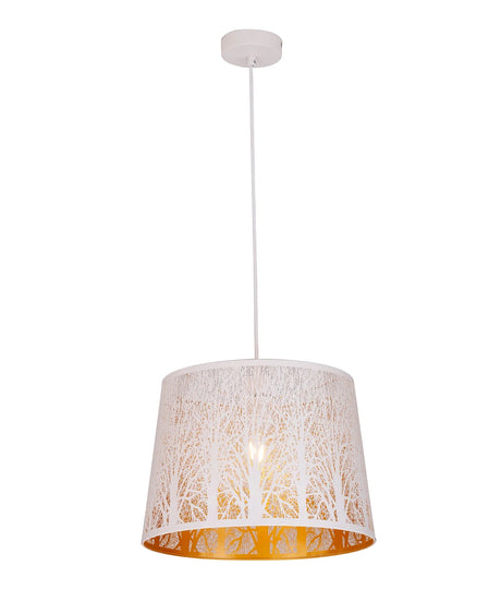 CLA PENSHADE Interior Slanted with Laser Cut with Tree Pattern Pendant Lights