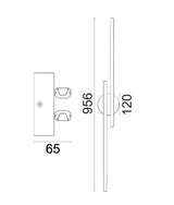 CLA Racha Interior Linear LED Tri-CCT Wall Lights