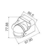 CLA SENS012-013 Adjustable Infrared PIR Surface Mounted Sensors IP44
