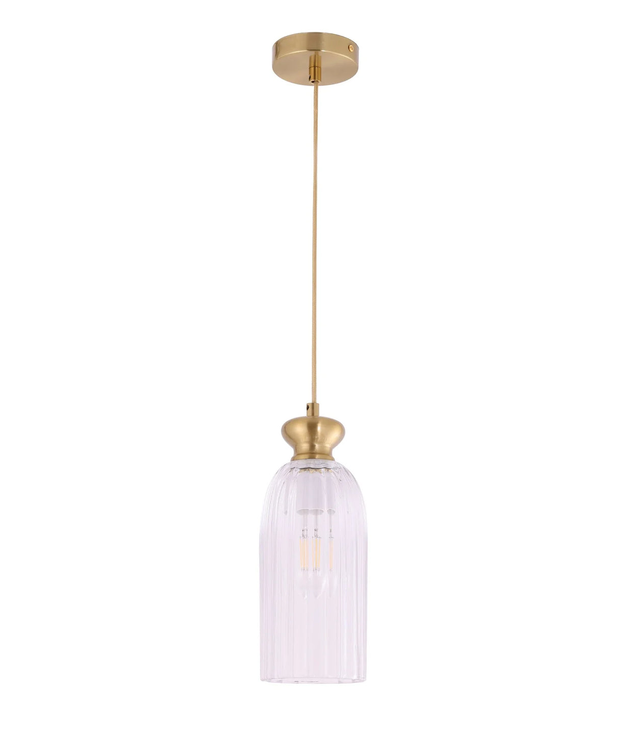 CLA Sino Interior Ellipse Clear Glass Shade Pendant Lights
