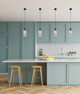 CLA Sino Interior Ellipse Clear Glass Shade Pendant Lights