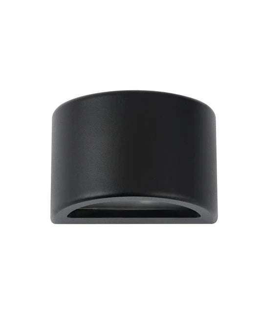 CLA STE Exterior 12V Matte Black Curved Surface Mounted Step Wall Lights IP65