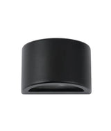 CLA STE Exterior 12V Matte Black Curved Surface Mounted Step Wall Lights IP65