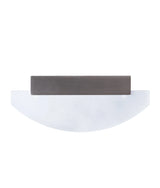 CLA Sydney City Series LED Interior Satin Nickel Curved Frosted Diffuser Wall Light