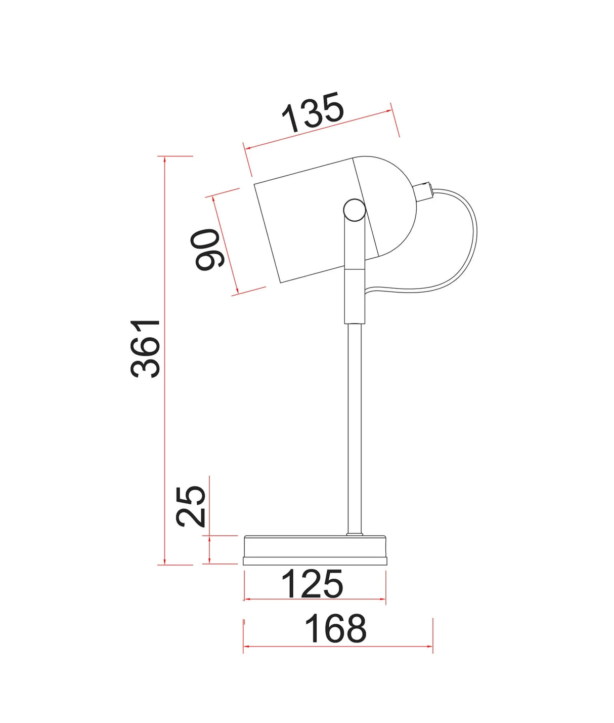 CLA Tazza Ellipse Shade with Antique Brass Highlight Table Lamps