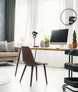 CLA Tazza Ellipse Shade with Antique Brass Highlight Table Lamps