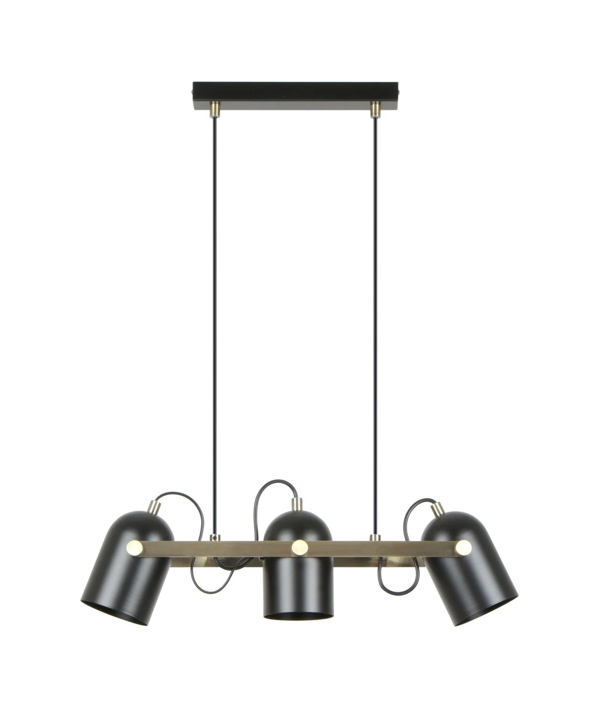 CLA Tazza Interior Ellipse Shade with Antique Brass Hardware Pendant Light