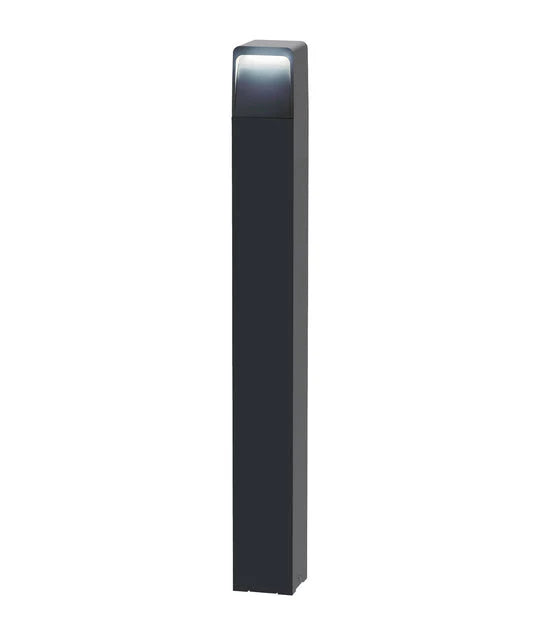 CLA TOREN LED Tri-CCT Surface Mounted Dark Grey Bollard Lights IP65