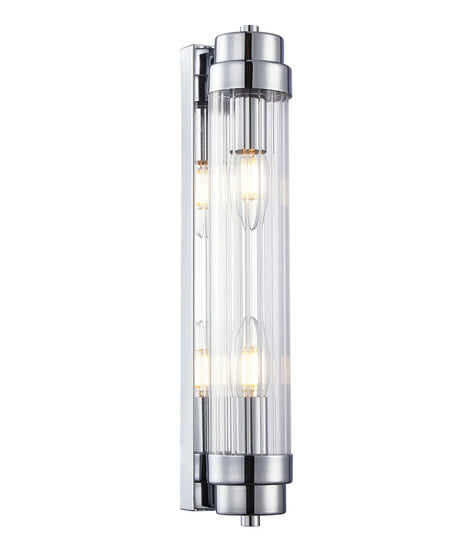 CLA VARILLAS Interior Up/Down Clear Glass Rod Wall Lights