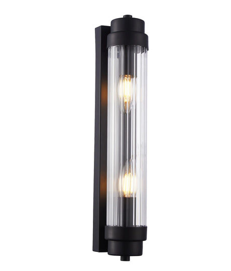 CLA VARILLAS Interior Up/Down Clear Glass Rod Wall Lights