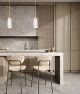 CLA Marmol Interior Marble Cylinder Pendant Lights