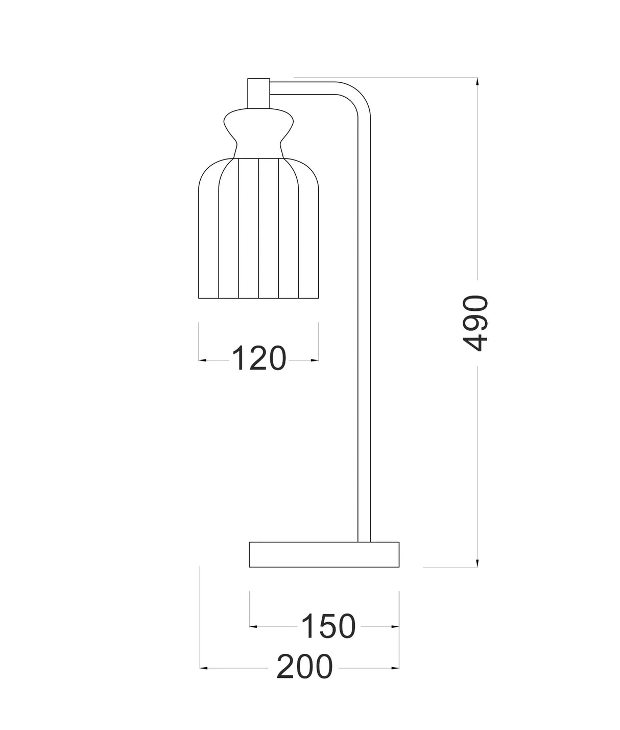 CLA Sino Interior Ellipse Clear Glass Shade Marble Base Table Lamps