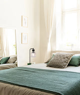 CLA Sino Interior Ellipse Clear Glass Shade Marble Base Table Lamps