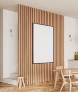 CLA Solo Interior Iron Bracket with Round Wood Highlight Wall Lights