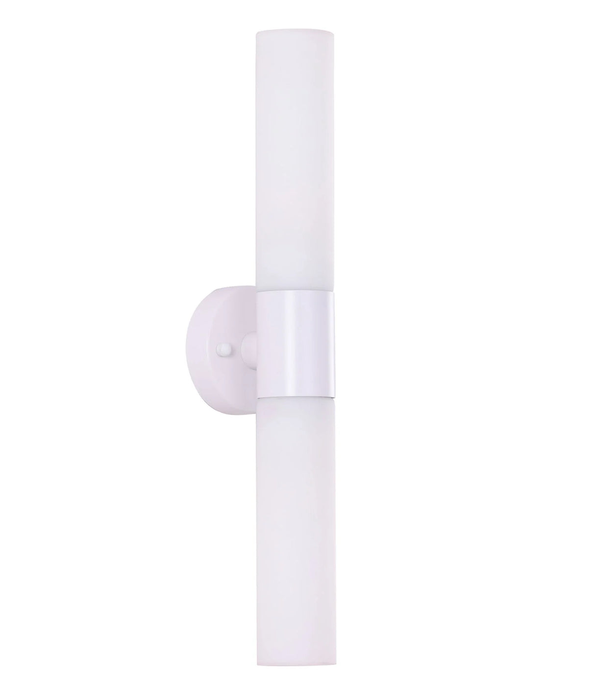 CLA Vara Interior Tubular Up/Down Opal Glass Wall Lights