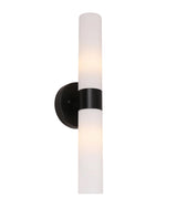 CLA Vara Interior Tubular Up/Down Opal Glass Wall Lights