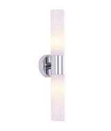 CLA Vara Interior Tubular Up/Down Opal Glass Wall Lights