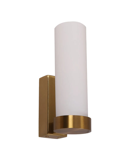 CLA Vara Interior Tubular Up Opal Glass Wall Lights