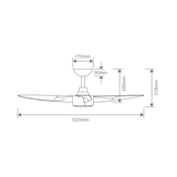 Domus BLAST-48 DC Ceiling Fan