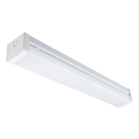 Rectangular Domus Bolt 60 600mm 2ft diffused LED batten light 10W/21W on a white background