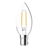 Domus 4.2W LED candle lamp ideal for chandeliers and wall lights on a white background