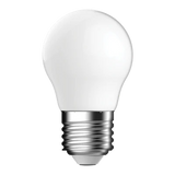 Domus LED Filament G45 FRS 4.2W Fancy Round Dimmable Lamp on a white background